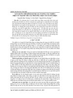 Xây dựng mô hình đánh giá tương tác nhiễu điện từ mạnh với các phương tiện vô tuyến điện