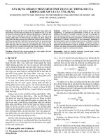 Xây dựng mô đun phần mềm tính toán các thông số của không khí ẩm và các ứng dụng