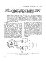 Nghiên cứu, ứng dụng vi mạch thuật toán cho mạch đầu vào của rơ le bảo vệ chống chạm đất một pha chọn lọc cho trạm phân phối điện cao áp mỏ 6KV trung tính cách ly không có biến áp đo lường