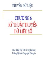 Bài giảng Truyền dữ liệu: Chương 6 - Đại học Công nghệ Thông tin