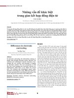 Những vấn đề khác biệt trong giao kết hợp đồng điện tử