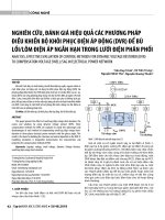 Nghiên cứu, đánh giá hiệu quả các phương pháp điều khiển bộ khôi phục điện áp động (DVR) để bù lồi lõm điện áp ngắn hạn trong lưới điện phân phối