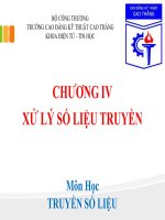 Bài giảng Truyền số liệu: Chương 4 - CĐ Kỹ thuật Cao Thắng