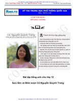 TÀI LIỆU GIẢNG DẠY ANH 12