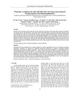 Tổng hợp và nghiên cứu tính chất điện hóa của màng nanocomposit Graphen/poly(1,8-diaminonaphthalen)