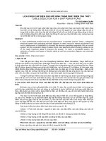 Lựa chọn cáp điện cho mô hình trạm phát điện tàu thủy