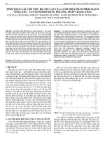 Tính toán các chỉ tiêu độ tin cậy của lưới điện phân phối mạch vòng kín – vận hành hở bằng phương pháp trạng thái