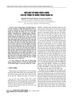 Hiệu quả sử dụng năng lượng của hệ thống FD-MIMO trong mạng 5G