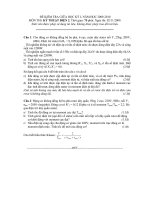 Đề kiểm tra giữa kỳ môn Kỹ thuật điện 2