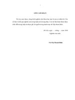 Nghiên cứu các yếu tố ảnh hưởng đến chất lượng hệ thống thông tin kế toán tại các doanh nghiệp nhỏ và vừa trên địa bàn thành phố Hà Nội