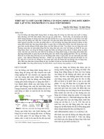 Thiết kế và chế tạo hệ thống cân băng định lượng điều khiển độc lập từng thành phần và giao tiếp modbus