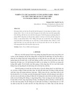 Nghiên cứu chế tạo buồng vi cộng hưởng Fabry - Perot cấu trúc tinh thể quang tử một chiều và ứng dụng trong cảm biến quang
