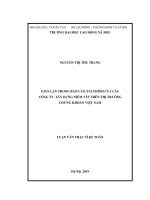 Gian lận trong báo cáo tài chính của các công ty xây dựng niêm yết trên thị trường chứng khoán việt nam 