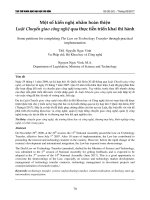 Một số kiến nghị nhằm hoàn thiện Luật Chuyển giao công nghệ qua thực tiễn triển khai thi hành