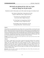 Mô hình mô phỏng bộ lọc tích cực 3 pha dưới tác động của tải phi tuyến