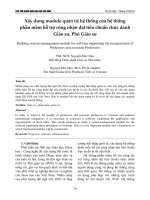 Xây dựng module quản trị hệ thống của hệ thống phần mềm hỗ trợ công nhận đạt tiêu chuẩn chức danh Giáo sư, Phó Giáo sư