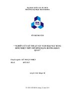 Nghiên cứu kỹ thuật sấy nấm bào ngư bằng bơm nhiệt trên mô hình dạng buồng - khay quay