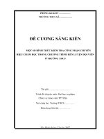 SKKN MỘT SỐ HÌNH THỨC KIỂM TRA CÔNG NHẬN CHUYÊN HIỆU CHĂM HỌC TRONG CHƯƠNG TRÌNH RÈN LUYỆN ĐỘI VIÊN Ở TRƯỜNG THCS