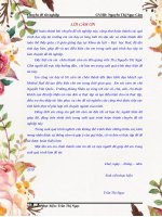 Đánh giá sự hài lòng của khách hàng đối với chất lượng dịch vụ lưu trú tại khách sạn Mondial Huế