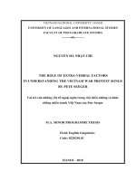  vai trò của những yếu tố ngoại ngôn trong việc hiểu những ca khúc chống chiến tranh việt nam của pete seeger 
