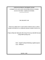 Peer collaboration” in developing writing skills among grade 10 students in an upper secondary school in hung yen 