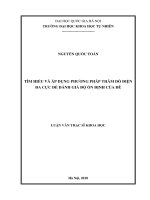 Tìm hiểu và áp dụng phương pháp thăm dò điện đa cực để đánh giá độ ổn định của đê 