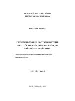 Phân tích động lực học tấm Composite nhiều lớp trên nền Pasternak sử dụng phần tử 2D chuyển động