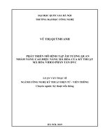 Phát triển mô hình tạp âm tương quan nhằm nâng cao hiệu năng mã hóa của kỹ thuật mã hóa video phân tán DVC 