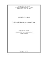 Xây dựng singer và bài toán hit 