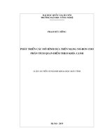 Phát triển các mô hình dựa trên mạng nơ ron cho phân tích quan điểm theo khía cạnh 