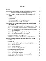 Sử dụng các công cụ kinh tế trong quản lý môi trường ở việt nam 