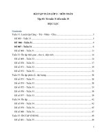 Bài tập tuần tập 3  khối 5 tuần 031 035 