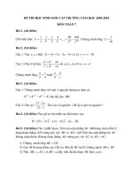 147 đề HSG toán 7 trường       2018 2019 