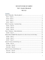 Bài tập tuần tập 2 khối 4  tuần 025 030 