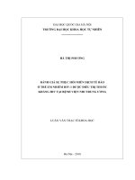 Đánh giá sự phục hồi miễn dịch tế bào ở trẻ em nhiễm HIV 1 được điều trị thuốc kháng HIV tại bệnh viện nhi trung ương 