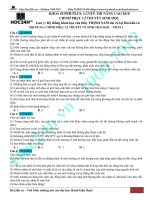 TRỌN bộ câu hỏi ôn LUYỆN THI THPT QG   PHẦN SINH THÁI học