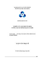 Nghiên cứu giải pháp ổn định tường cọc bản bờ kè rạch cái khế