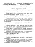 Ke hoach GD nha truong nam học 2020 2021