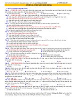 Chuyên đề sóng ánh sáng vật lý 12 có đáp án 2020