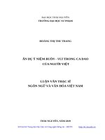 Ẩn dụ ý niệm buồn   vui trong ca dao của người việt 