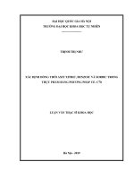 Xác định đồng thời axit xitric, benzoic và sorbic trong thực phẩm bằng phương pháp CE c4d 