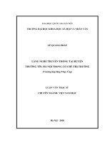 Làng nghề truyền thống tại huyện thường tín, hà nội trong cơ chế thị trường (trường hợp làng thụy ứng) 