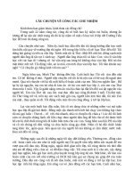 CÂU CHUYỆN VỀ CÔNG TÁC CHỦ NHIỆM  TIỂU HỌC