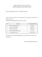 Các yếu tố tác động đến sự hài lòng của khách nội địa tại điểm đến du lịch tỉnh an giang 