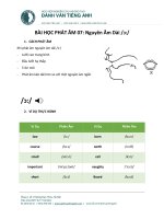 BAI HOC PHAT AM 07 nguyen am dai é” 