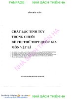 CHẮT lọc LINH túy TRONG CHUỖI đề THI THỬ THPTQG môn lý (1)