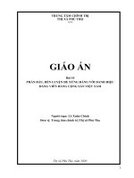 BAI 10 PHAN DAU REN LUYEN DE XUNG DANG VOI DANH HIEU DV ĐCSVN