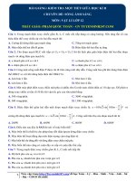 Lí thuyết 7   kiểm tra một tiết giữa học kì II 