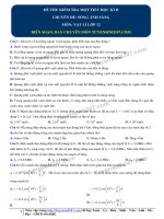 Đề thi 7   kiểm tra một tiết học kì II 