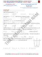 thầy đặng thành nam  03 đề ôn tập sở bắc NINH có đáp án